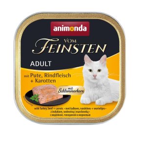 ANIMONDA Vom Feinsten Adult Turkey, beef and carrots - vd kattefoder - 100g