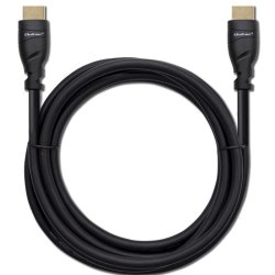 Qoltec 50353 HDMI v2.1 kabel Ultra hj hastighed 8K | 60Hz | 26AWG | GULD | 5m