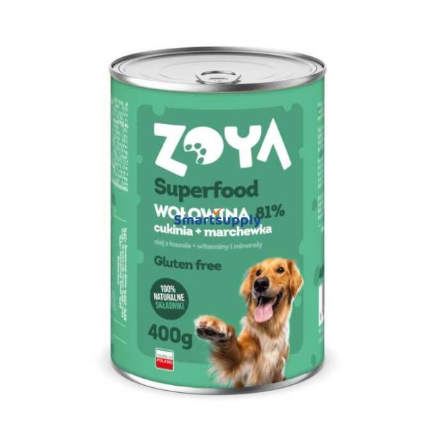 Zoya Superfood Oksekd - Vdfoder Til Hunde - 400G