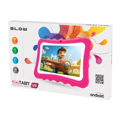 Tablet Kidstab7 V2 Blow 4/32Gb R&oacute;owe Etui 2Mp