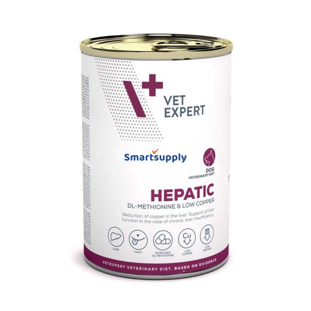 VET EXPERT Veterinary Diet Hepatic Dog - vdfoder til hunde - 400g