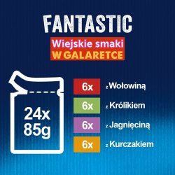 Felix Fantastic landlige smagsoplevelser i gel� - 24x 85g