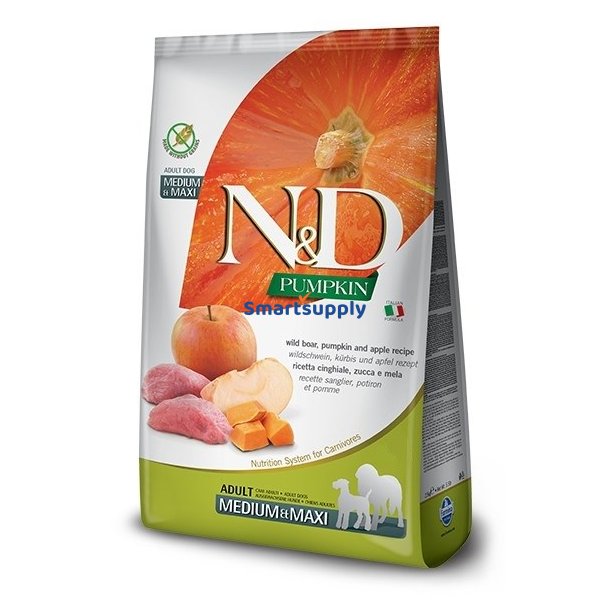 Farmina Pet Food 8010276033376 t�rfoder til hund 12 kg Voksen �ble, Vildsvin, Gr�skar