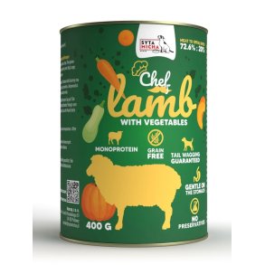 SYTA MICHA Chef Lamb with vegetables - vdt hundefoder - 400g