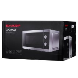 Sharp Hvidevarer Yc-Ms01e-S Mikroovn Bordplade Solo Mikroovn 20 L 800 W