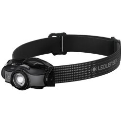 En lommelygte Ledlenser MH 5 Black-Grey
