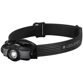 En lommelygte Ledlenser MH 5 Black-Grey
