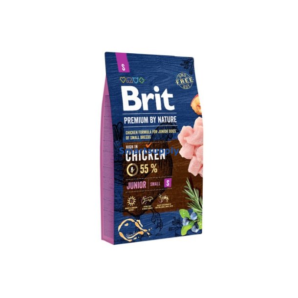 Brit Premium By Nature S Junior - Trfoder Til Hunde - 8 Kg
