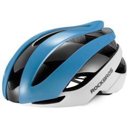 Rockbros Justerbar Cykelhjelm M 55-58 cm Bl-Hvid