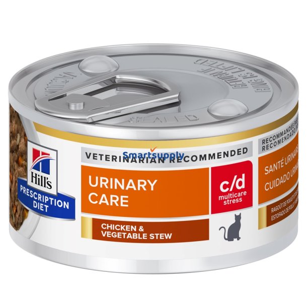 HILL'S PD Feline c/d Urinary Stress Stews - v�dt kattefoder - 82 g