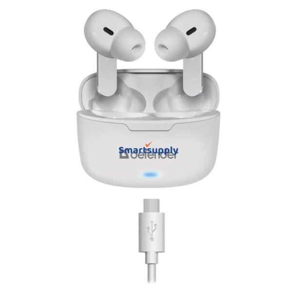 Bluetooth Hretelefoner Twins 903 Hvid
