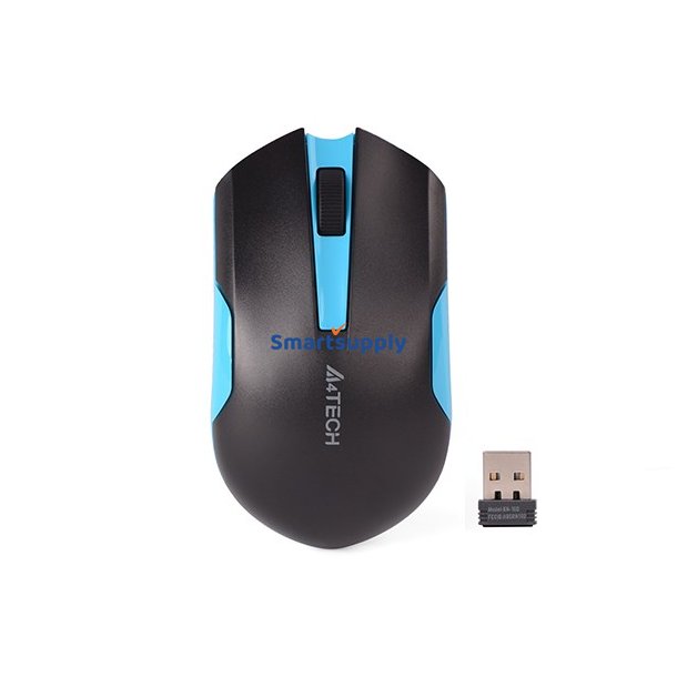 A4tech G3-200N Mus Ambidextrous Rf Trdls Optisk 1000 Dpi