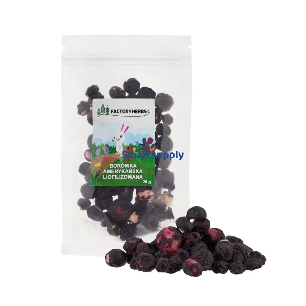 Factoryherbs Frysetrrede Blbr - Godbid Til Gnavere Og Kaniner - 10G