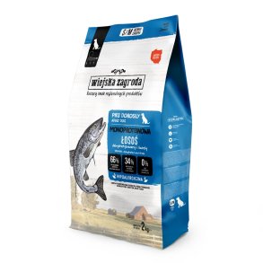 WIEJSKA ZAGRODA Monoprotein Salmon - trfoder til hunde - 2kg