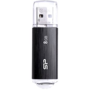 SILICON POWER Ultima U02 Pendrive USB-flashdrev 8 GB USB 2.0 (SP008GBUF2U02V1K) Sort