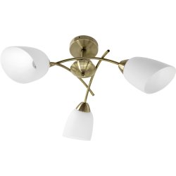 Activejet Klassisk loft lysekrone vedhng lampe NIKITA Patina triple 3xE27 til stuen