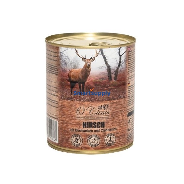 O'CANIS hundefoder p dse - vdfoder - hjort med boghvede - 800 g