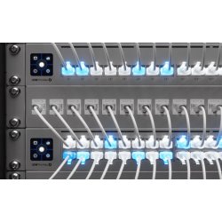 Ubiquiti Uacc-Cable-Patch-El-3M-W Netvrkskabel Gennemsigtig, Hvid Cat 6