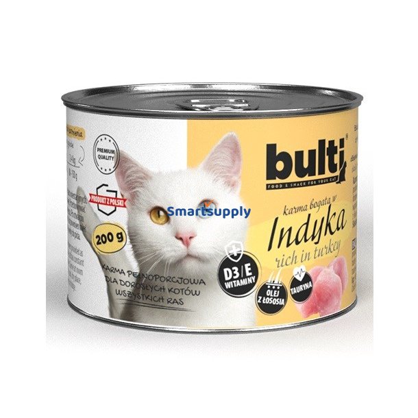 Bulti Rig P Kalkun - Vdfoder Til Katte - 200G