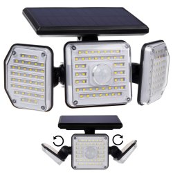 Maclean Ip65 Solar Led-Lampe Med Bevgelses- Og Skumring-Til-Daggry-Sensor