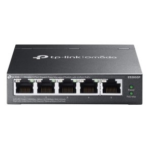 TP-Link Omada ES205G Administreret Gigabit Ethernet (10/100/1000) Strm over Ethernet (PoE) Sort