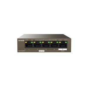 Tenda TEG1105PD netvrksswitch Gigabit Ethernet (10/100/1000) Strm over Ethernet (PoE) Brun
