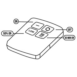 Maclean Energy Mce165 Fjernbetjening Led-Lampest, Aaa-Batterier, 6 Stykker I St