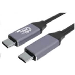 Gembird CCBP-USB4-CMCM240-1,5M Premium USB 4 Type-C opladnings- og datakabel, 40 Gbps, 240 W, 1,5m