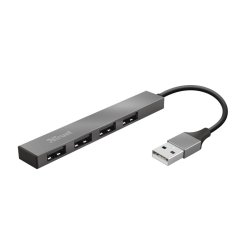 Trust Halyx USB 2.0 480 Mbit/S Aluminium