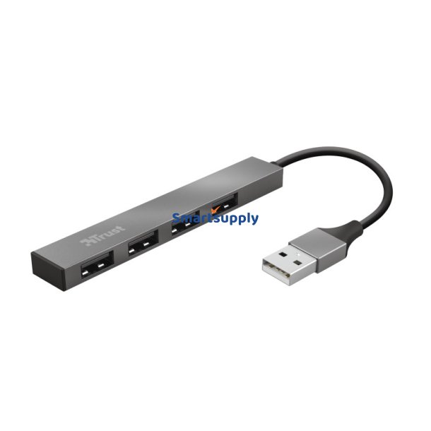 Trust Halyx USB 2.0 480 Mbit/S Aluminium