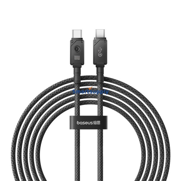 Baseus Unbreakable Usb-C Til Usb-C Kabel 2 M 100 W Hvid