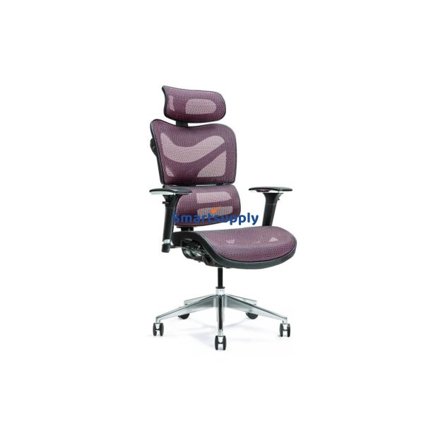 Ergonomisk kontorstol ERGO 600 plum