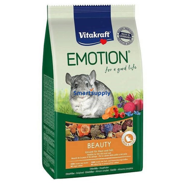 Vitakraft Emotion Beauty - Trfoder Til Chinchillaer - 600 G