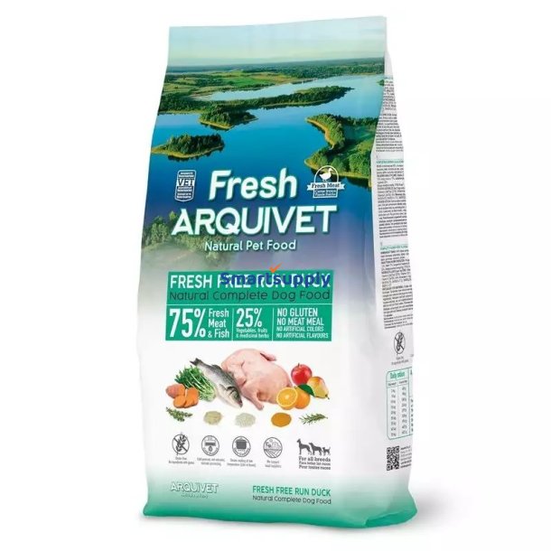 Arquivet Frisk And Med Havfisk - Halvfugtigt Hundefoder - 10 Kg