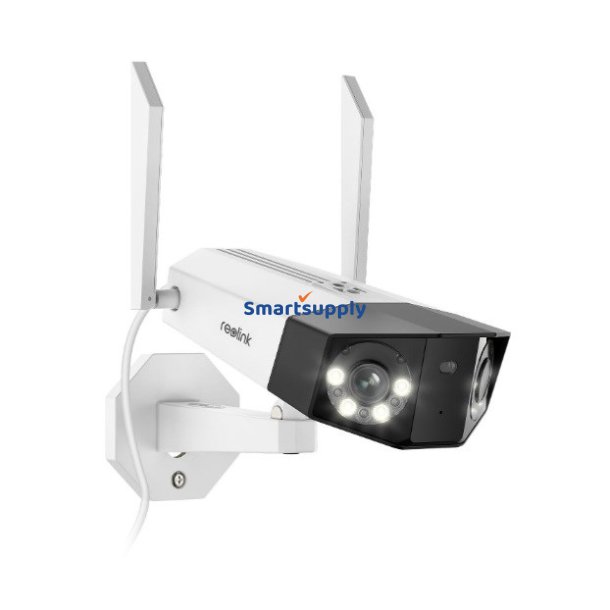 Reolink Duo Series W730 - 4K Udendrs Wi-Fi-Kamera, Dobbeltobjektiv, 180&deg; Panoramaudsigt, Person-/Kretjs-/Dyreregistrering