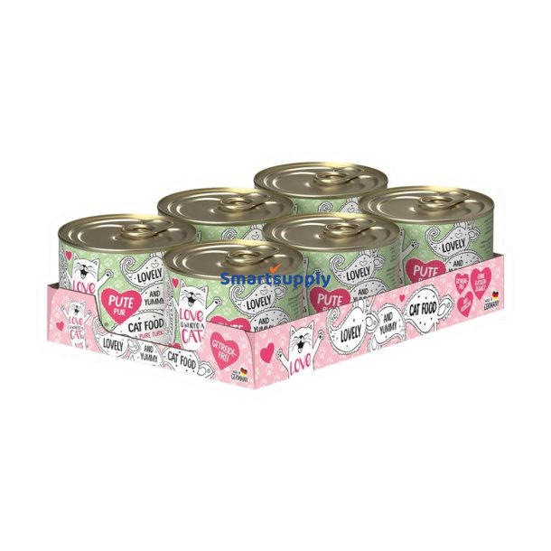 LOVE IS WHERE A CAT IS  Turkey - vd kattefoder - 200g