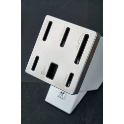Zwilling Four Star 35148-207-0 Kkkenkniv/Bestikblok St 7 Stk Hvid