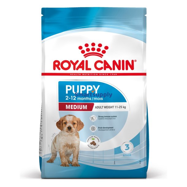 Royal Canin Medium Puppy 4 Kg Majs, Fjerkr