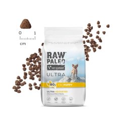 RAW PALEO Ultra Mini Puppy Kalkun - t�rfoder til hvalpe - 8 kg