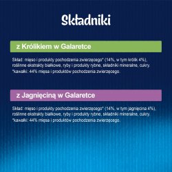 Felix Fantastic kanin, lam - vdfoder til katte 340g (4x 85g)