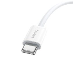 Baseus Superior USB C til USB C-datakabel 1 m 30 W Hvid