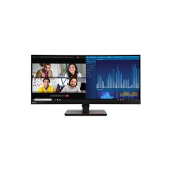 Lenovo Thinkvision P34w-20 Led-Skrm 86,7 cm (34,1") 3440 X 1440 Pixels Wide Quad HD Black