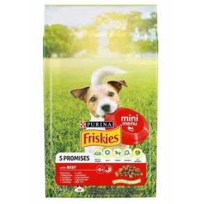 FRISKIES Mini Menu Beef med grntsager - trfoder til hunde - 1,5 kg