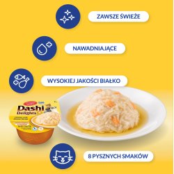 Inaba Dashi Delights Kylling Med Ost I Bouillon - Kattegodbidder - 70G