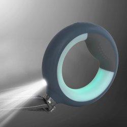 DOGGY VILLAGE Luminous Leash 3in1 MT7128 black - hundesnor - 2m