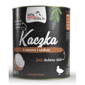 SYTA MICHA Duck with coconut and sage - vdt hundefoder - 800g