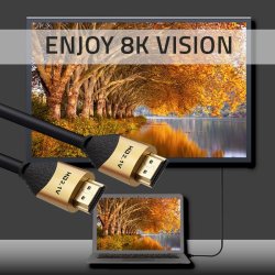 Qoltec 50356 HDMI v2.1 Kabel Ultra High Speed 8K | 60Hz | 28AWG | GOLD | 3m