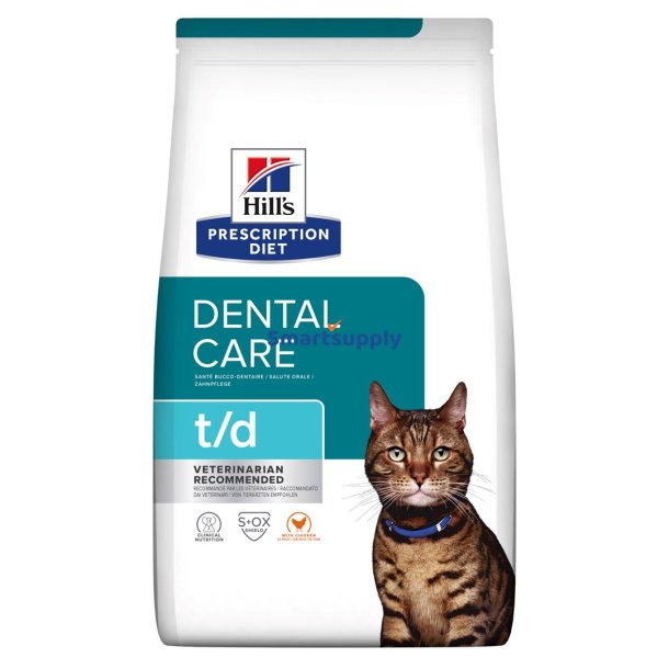 Hill's Prescription Diet Feline T/D Trfoder Til Kat Kylling 1,5 Kg