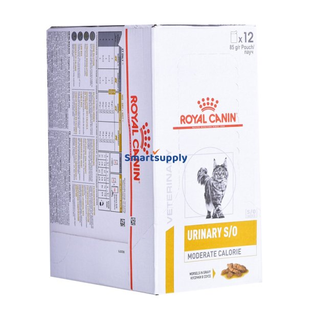 Royal Canin Urin S/O Moderat Kalorieindhold - Vdfoder Til Katte - 12 X 85G