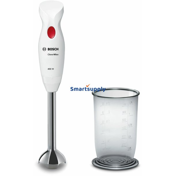 Bosch MSM24100 blender Nedsnkning blender 400 W Rustfrit stl, Hvid